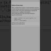 Python Challenging Programming Exercises Level 2 Learning Python Shorts Python3