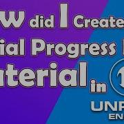 UE5 Radial Progress Bar Material For Widget Animation Tutorial