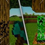 Minecraft но добыча блоков порождает мобов