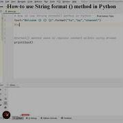 How To Use String Format Method 2 In Python Programming Prof Antony Vijay Shorts