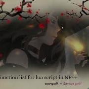 Show Function List For Lua Script In Notepad