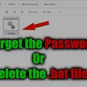 Folder Locker Bat Forgot Password