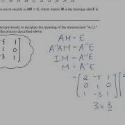 Example Encryption With Matrices 2