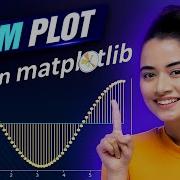 Stem Plots With Matplotlib What Are Stem Plots Matplotlib Python Tutorial