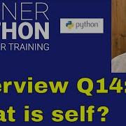 Python Interview Question 23 What Is Self