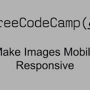 Make Images Mobile Responsive Bootstrap Free Code Camp
