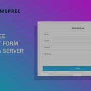 Free Contact Form Without A Server Using Formspree