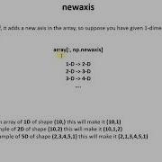 Numpy Array Newaxis Tutorial