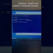 Windows Tasklist And Taskkill Commands Example