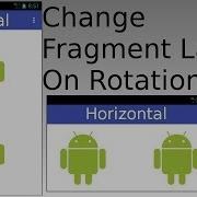 Android Studio Change Fragment Layout On Rotation