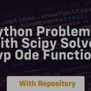 Python Problem With SciPy Solve Bvp ODE Function