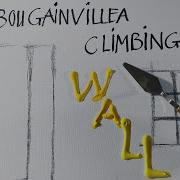 Daily Challenge 12 Aluminium Art Paint Bougainvillea Climbing A Yellow Wall With Acrylic