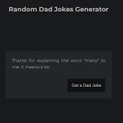Random Dad Jokes Generator Using HTML CSS And JAVASCRIPT Code Day 46 Off 100 Days Project