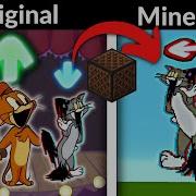 FNF Character Test Gameplay VS Minecraft Note Block Pibby Tom Tom And Jerry Playground
