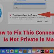 How To Fix This Connection Is Not Private Safari MacBook