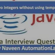 Swap Two Integers Without Using Temp Third Variable Java Interview Questions 8