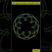 Small Circle Rolling On Big Circle Spirograph Animation9 With Python Turtle Shorts