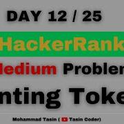Printing Tokens HackerRank Tasin Coder Hackerrank Day12