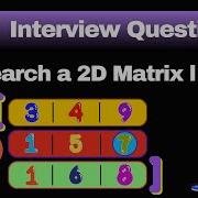 Search A 2D Matrix LeetCode 74 240 Binary Search Python Solution