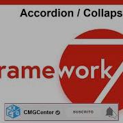 02 Accordion Collapsible Framework7 Components Core API Tutorials