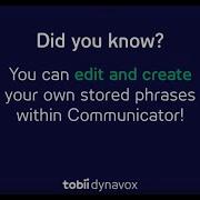 Editing Stored Phrases In Communicator 5