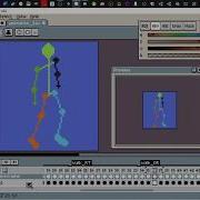 Panic Room 005 8 Axis Walking Animation Wireframes