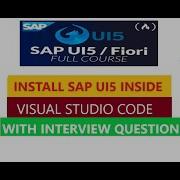 Install SAP UI5 Inside Visual Studio Code II SAP UI5 Development II Interview Questions Cover