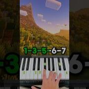 Minecraft Wet Hands Piano Tutorial Shorts