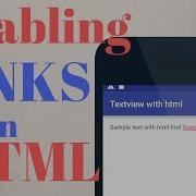 ENABLING LINKS In The HTML In TEXTVIEW Android Development