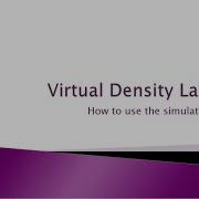 Virtual Density Lab Simulator