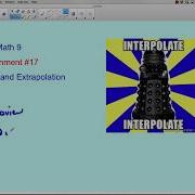 Interpolation And Extrapolation