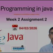 Программирование на Java задание 2 ответы и решения Nptel Assignment 2 Январь 2026