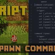 How To Make Spawn Command Minecraft Skript Tutorial