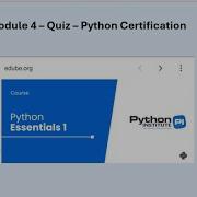 Python Essentials 1 Module 4 Quiz