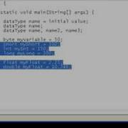 Java Video Tutorial 3 Variables And Arithmatic Part1 Flv