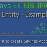JPA Entity EJB Part 6 EJB JPA Client JSP JavaEE EJB JPA Tutorials 14