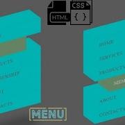 Isometric Menu With Hover Effect Using Html Css Only Tilted View 3D Menu Dotnetcodes8048