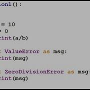 Exception Handling In Python Try Except Finally Else Block