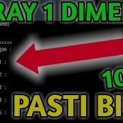 CARA MUDAH MEMBUAT ARRAY 1 DIMENSI MEMBUAT PROGRAM ARRAY 1 DIMENSI