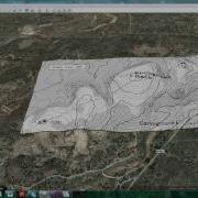 Визуализация контурных топографических карт в Google Earth