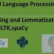 Stemming And Lemmatization Using NLTK SpaCy Natural Language Processing With Python Nlp Python