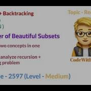 The Number Of Beautiful Subsets LeetCode 2597 Recursion Backtracking