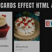 Day 11 Hover Cards Effect Using HTML CSS Free Source Code