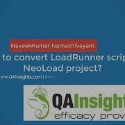 How To Convert LoadRunner Script To NeoLoad Project