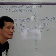 HOW TO CONVERT GMT TIME TO LOCAL TIME