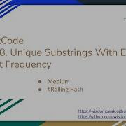 每日一题 LeetCode 2168 Unique Substrings With Equal Digit Frequency