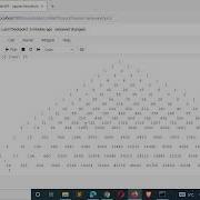 Python Program To Print The Pascals Triangle For N Number Of Rows Given By The User