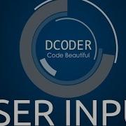 User Input Operations