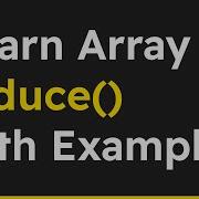 5 Real Life Examples Of Array Reduce In JavaScript