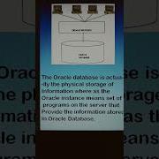 What Is The Difference Between Oracle Database And Oracle Instance MCA BCA